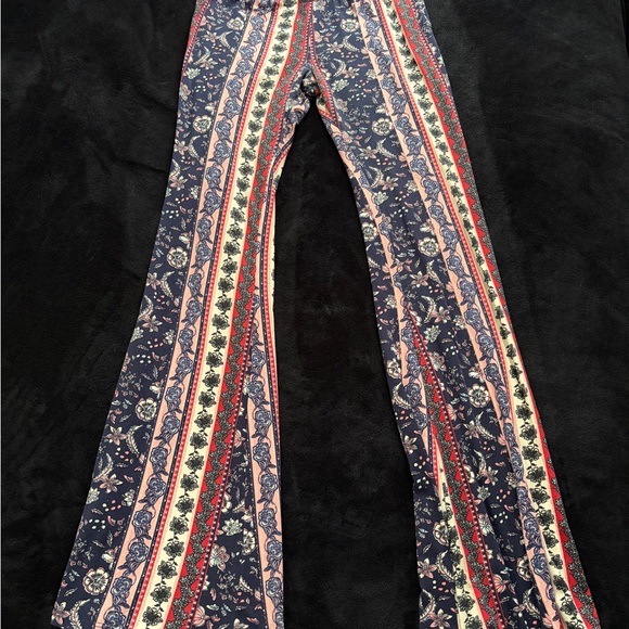 Vibe Multicolor Floral Boot Cut Pants - Picture 3 of 5